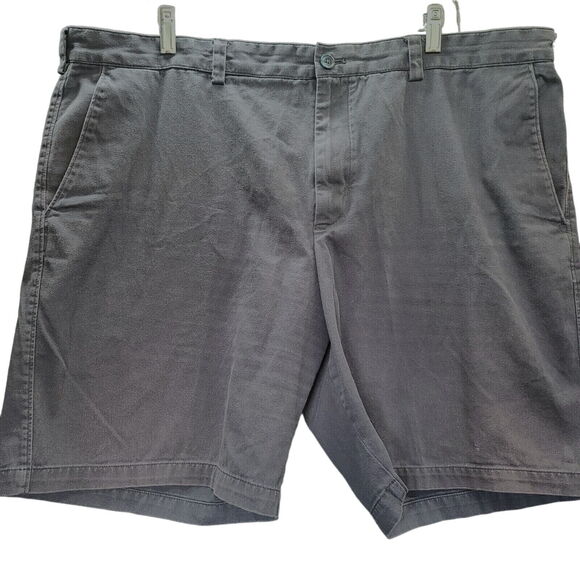 Van Heusen Mens Shorts Blue Size 44 100% Cotton Button Zip Close Pockets - Picture 1 of 11